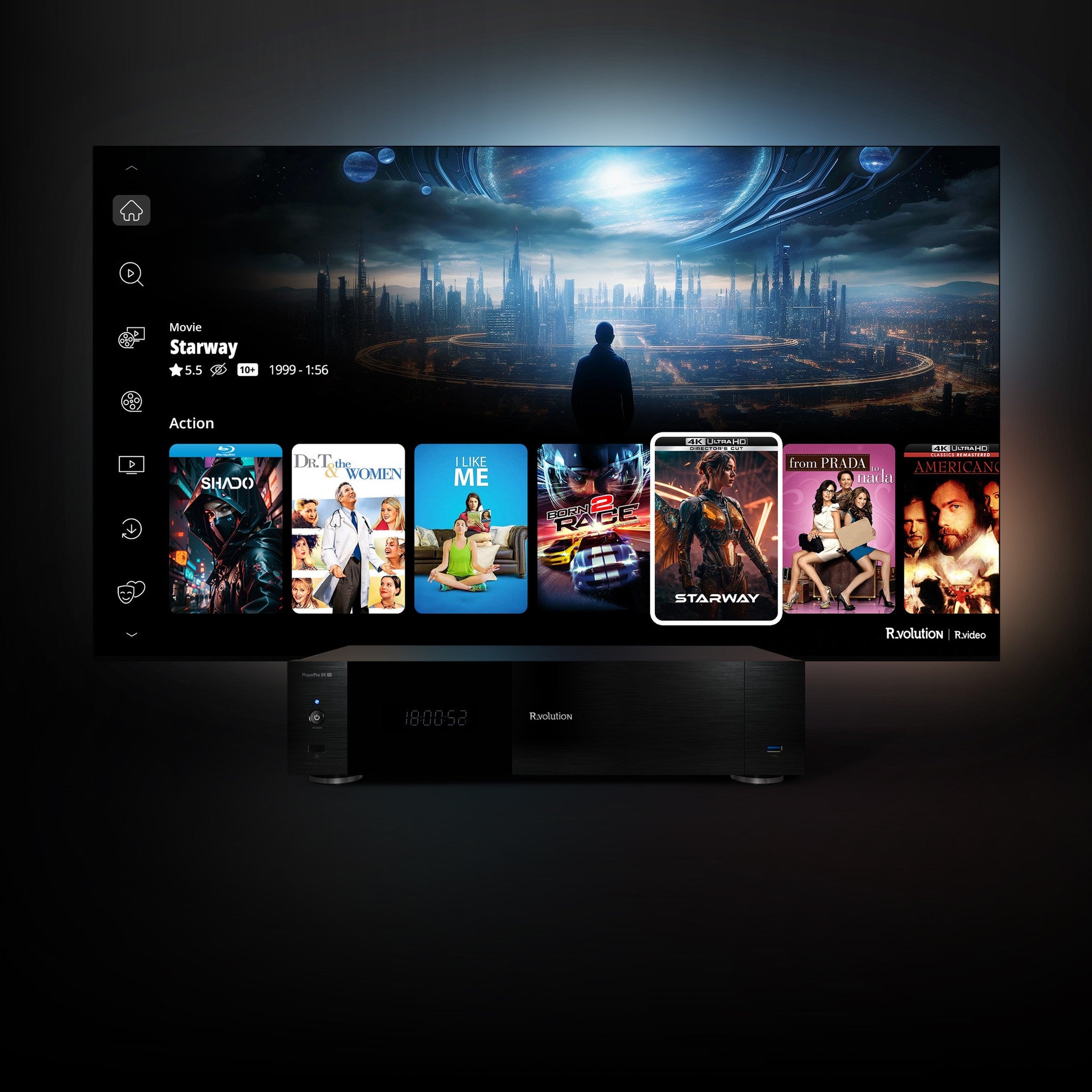 R_volution - PlayerPro 8K TV - Media Player Australia with R_video