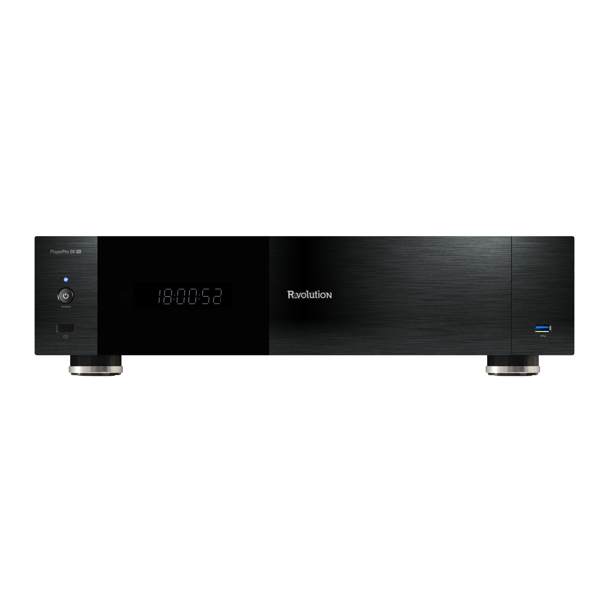 R_volution - PlayerPro 8K TV - Media Player Australia front panel