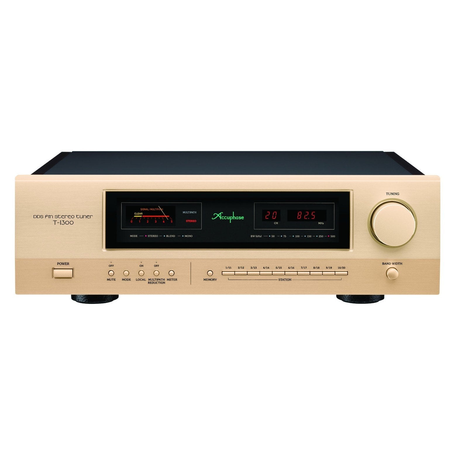Accuphase T-1300 FM Tuner - front view
