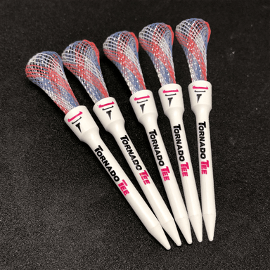 Tornado Tee 3.25" 5 pack - Red//Blue Australia