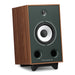 Triangle - BR05 - Bookshelf Speakers Australia Green finish, angled front view