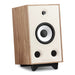 Triangle - BR05 - Bookshelf Speakers Australia Light Oak finish, angled front view