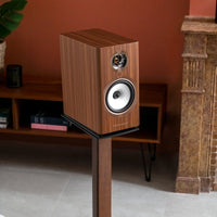 Triangle - Solstice 3 - Bookshelf Speaker in Teak in a living room Australia