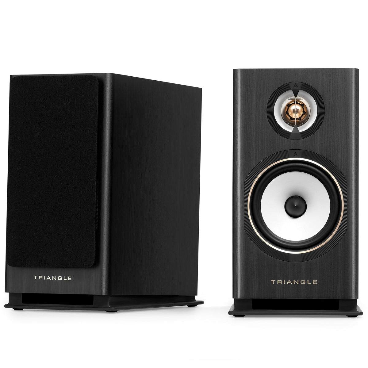 Triangle - Solstice 3 - Bookshelf Speakers in Black Ash Australia