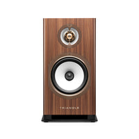 Triangle - Solstice 3 - Bookshelf Speaker in Teak, straight-on front Australia