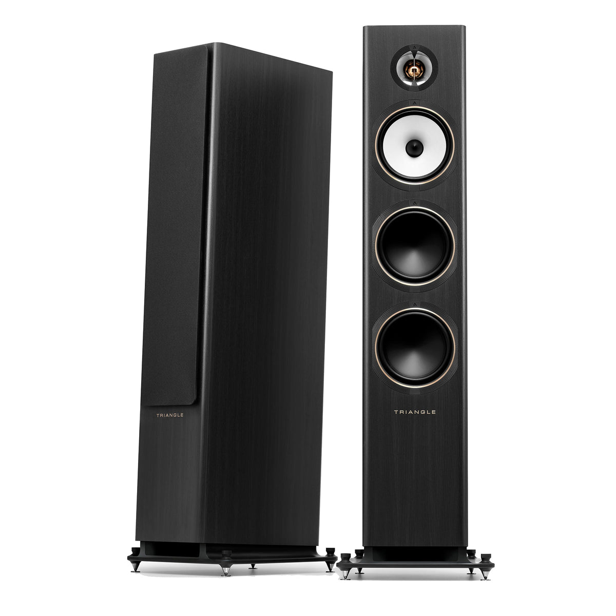 Triangle - Solstice 8 - Floorstanding Speakers in Black Ash Australia