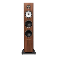 Triangle - Solstice 8 - Floorstanding Speaker in Teak, straight-on front Australia