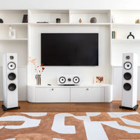 Triangle - Solstice C3 - Centre Speaker in White with Solstice 8 speakers Australia