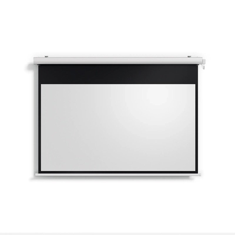 Valerion - 120" Backyard Weather Proof Motorized Drop Down White Screen Australia