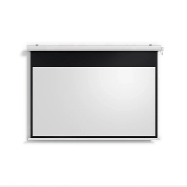 Valerion - 120" Backyard Weather Proof Motorized Drop Down White Screen Australia