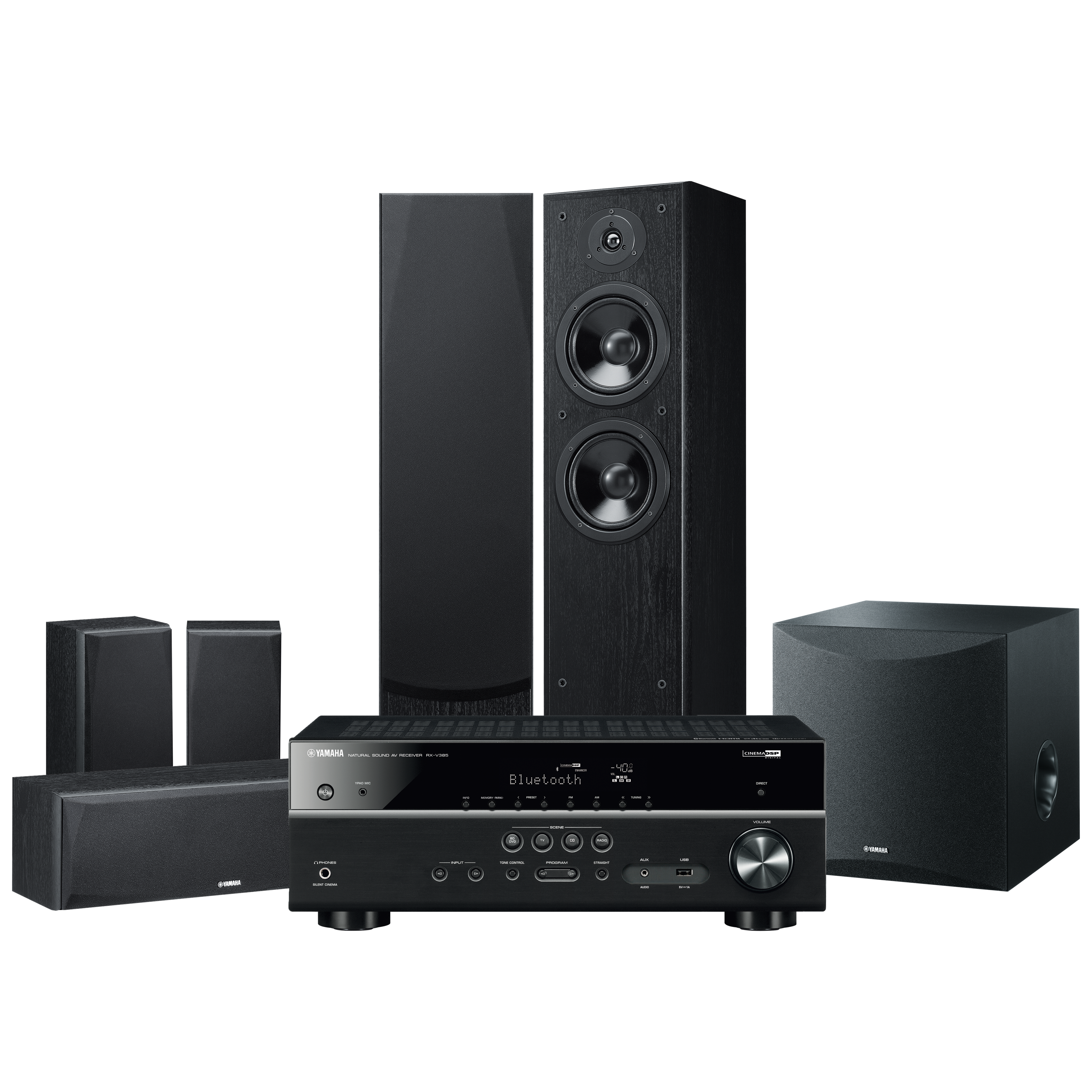 Yamaha - YHT-2B 5.1 - Home Theatre Package