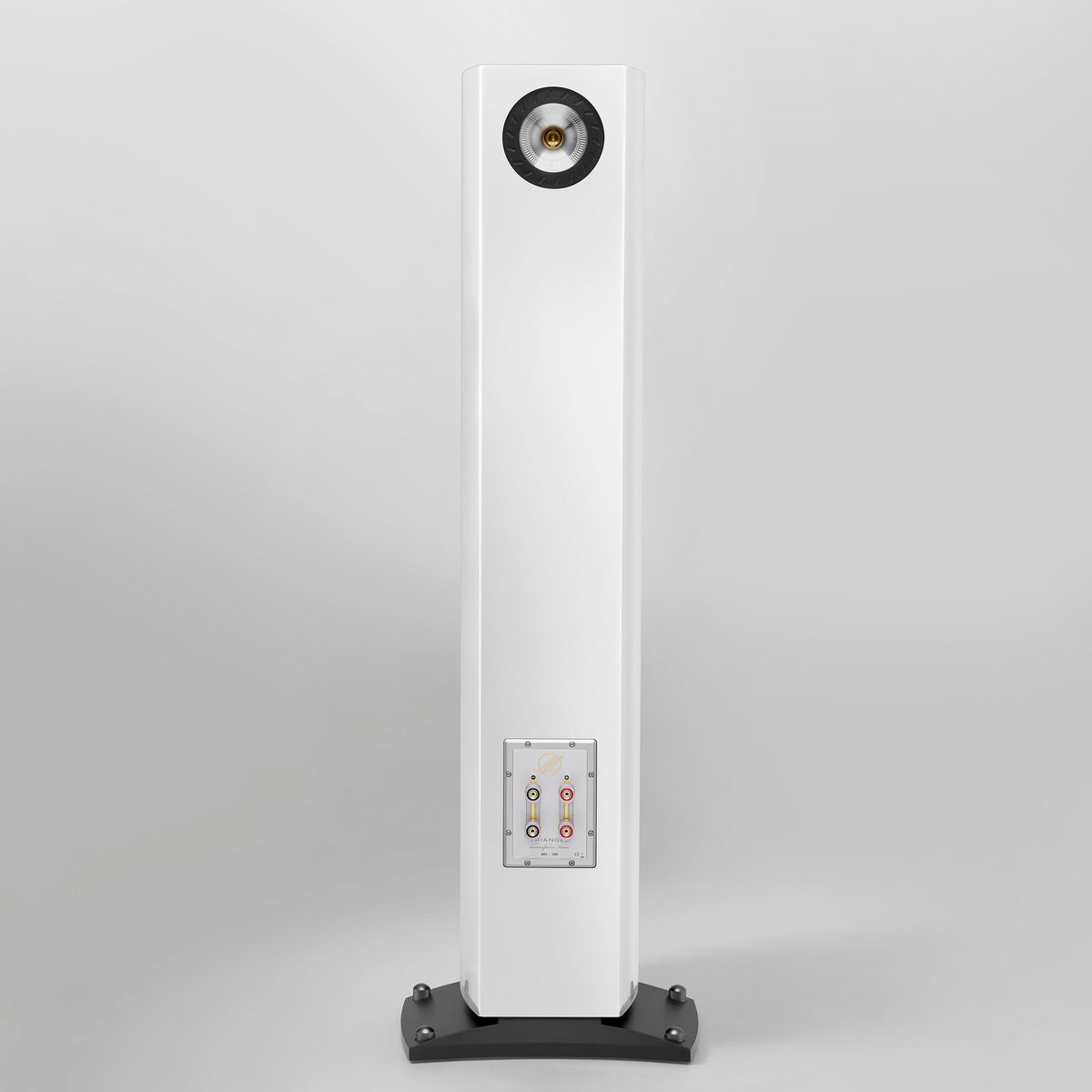 Triangle - Quatuor 40th Anniversary - Floorstanding Speaker in White, rear terminals Australia