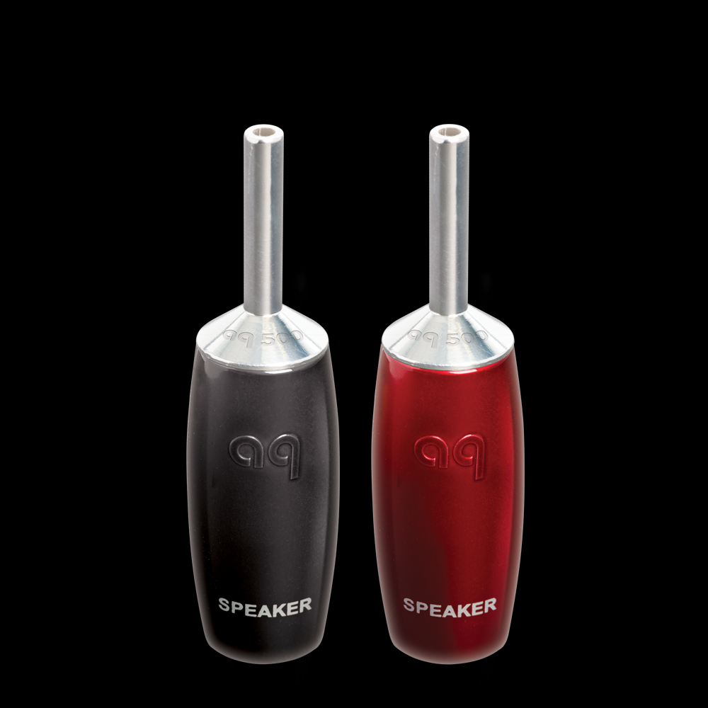 AudioQuest - 500 Series Banana and Spade Connectors - Speaker Connectors Australia