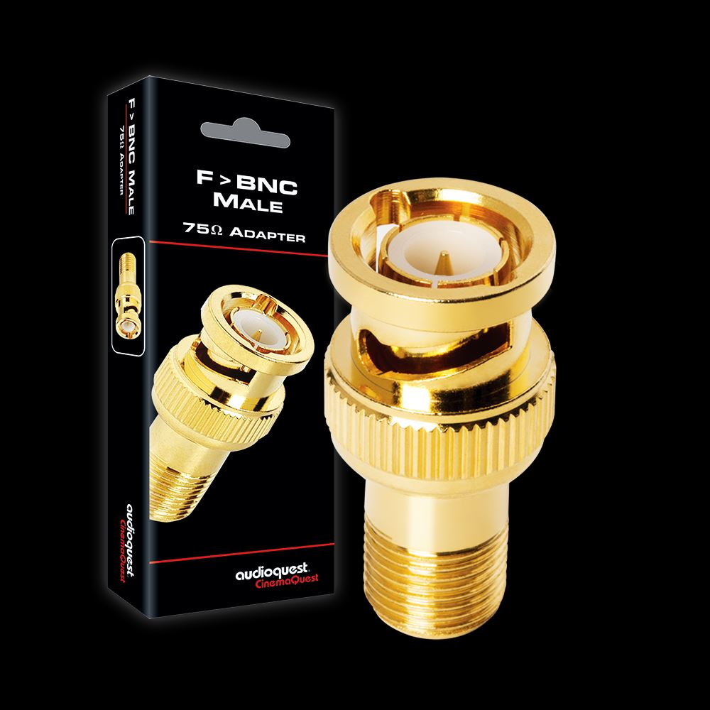 AudioQuest - F Female to BNC Male Adaptor - Adaptor Australia