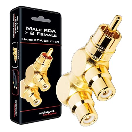AudioQuest - RCA Male to 2 RCA Female Adaptor - Adaptor Australia