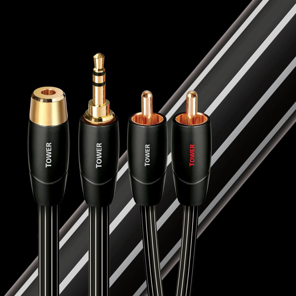 AudioQuest - Tower 3.5mm to RCA - Audio Cable Australia