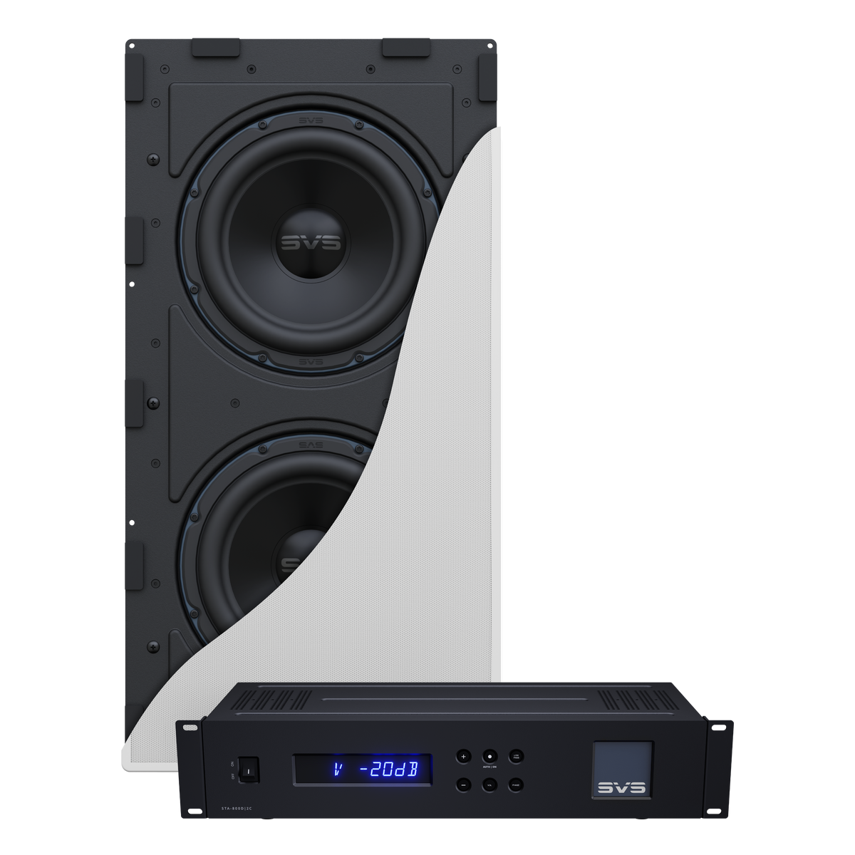 SVS - 3000 In-Wall Sub & STA-800 D2 Amp Australia