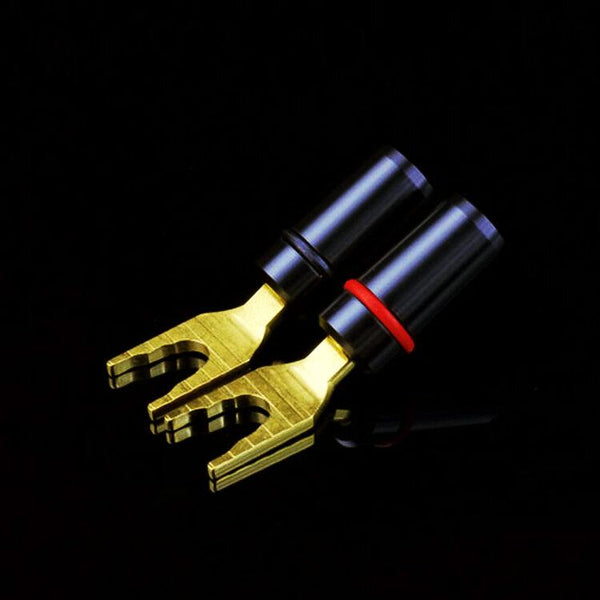 Vertere - Pulse HB Ref 4mm Banana to Spade Adaptors - Set of 4 Australia