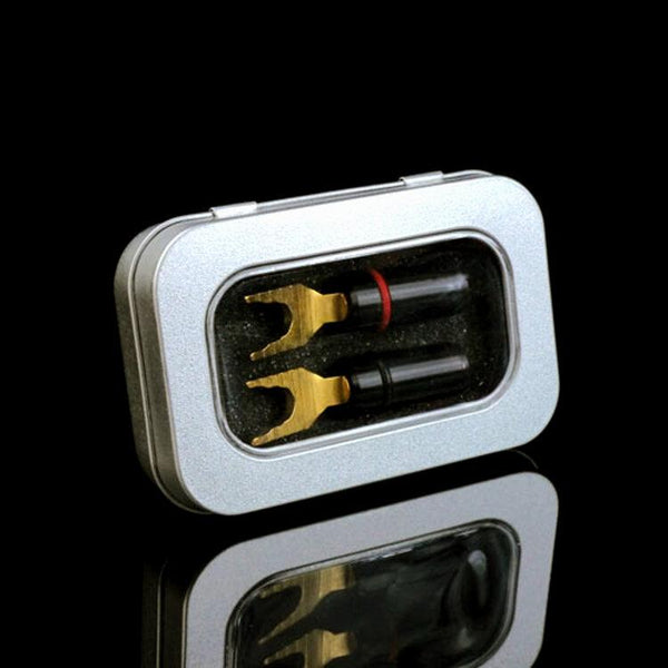 Vertere - Pulse HB Ref 4mm Banana to Spade Adaptors - Set of 4 Australia