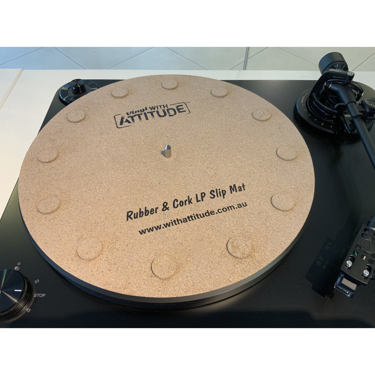Rubber & Cork Turntable Slip Mat Australia